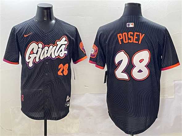 Men's San Francisco Giants #28 Buster Posey Anthracite 2025 City Connect Limited Stitched Jersey,We sell and wholesale Men's San Francisco Giants #28 Buster Posey Anthracite 2025 City Connect Limited Stitched Jersey on line form chian!
